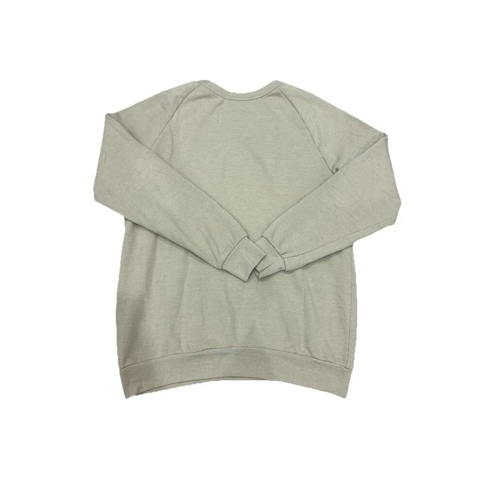 AVIATOR NATION Relaxed Bolt Graphic Crew Neck Long Sleeve Sweatshirt in Sand L - Picture 7 of 7